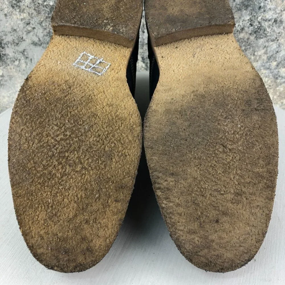 Johnston & Murphy Men's Size 10M Copeland Chukka Navy Blue Suede Ankle Boots
